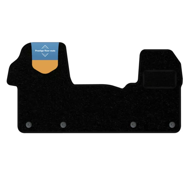 Fits Ford Transit Custom 2024 on  Fully Tailored Floor Mat in Carpet or Rubber