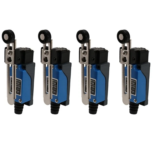 4x ME-8108 Interruttore limite braccio leva rotante regolabile momentaneo B6S98764