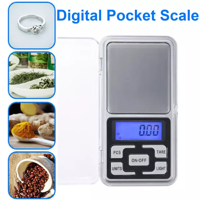 Mini Pocket Digital Scales Balance Gram Silver Scale Jewellery Precision Weight