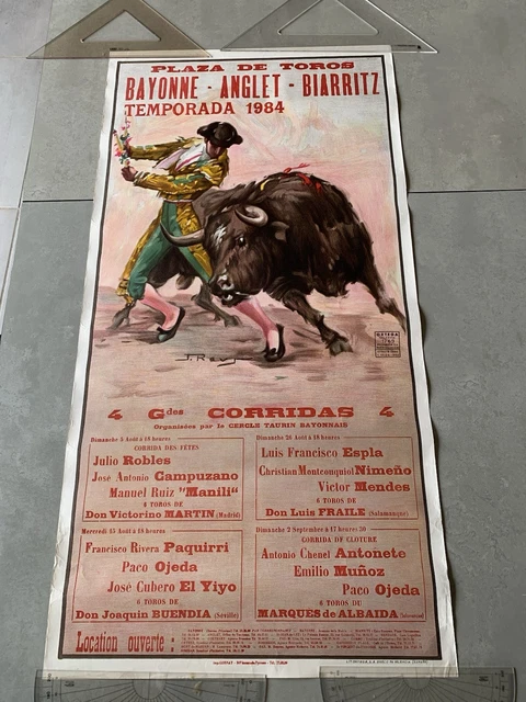 Corrida In Biarritz. Biarritz- 23 août 1961- Lors d'une corrida, le