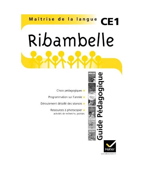 Jaune Guide File RIBAMBELLE CE1 SÉRIE jaune éd. 2011 - Guide pédagogique, Demeulemeester ...
