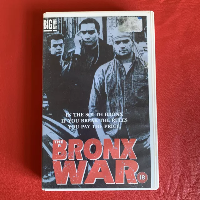 THE BRONX WAR - VHS VIDEO TAPE - Big Box - Ex Rental - Cult Classic Gang film