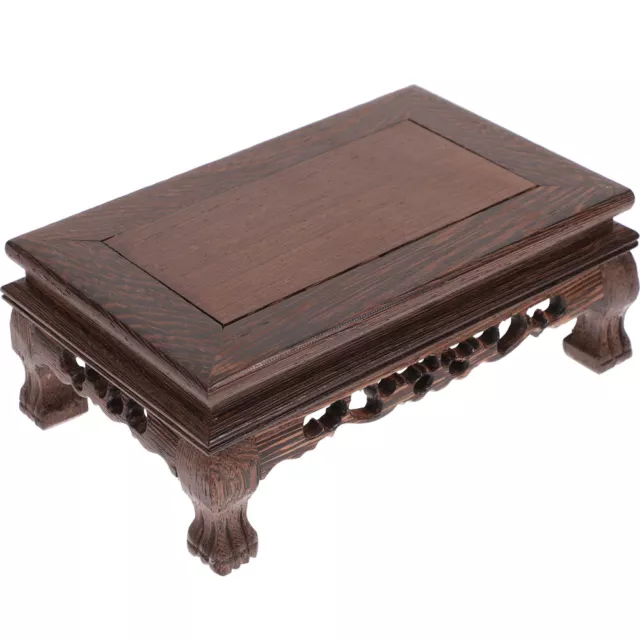Aquarium Table Chinese Rosewood Display Stand Wooden Base 2