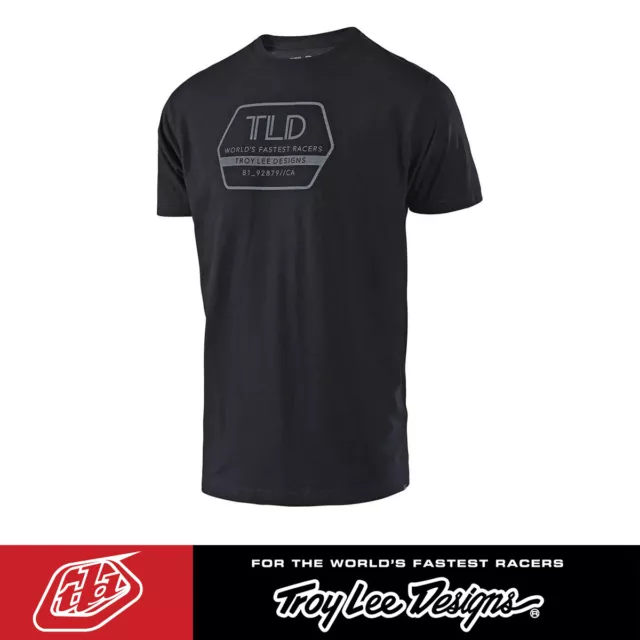 Troy Lee Designs Factory Black T-Shirt -MTB & MX - Mens TLD Tee