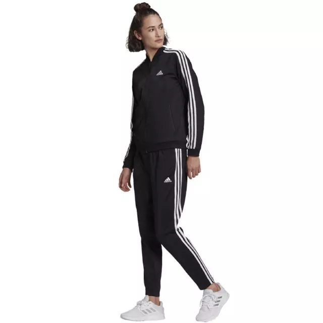 adidas Essentials 3-Stripes Track Suit Damen Trainingsanzug Sportswear Freizeit