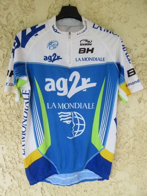 Maillot Cycliste AG2R LA MONDIALE Odlo 2012 - Taille XS - Sans Manches