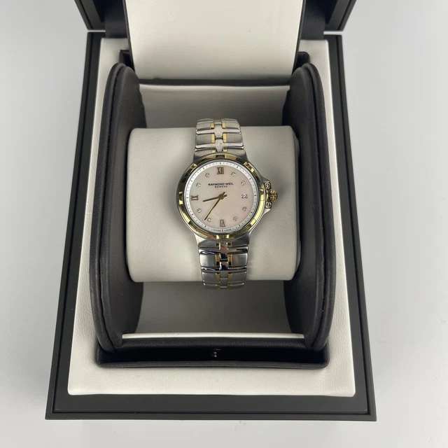 RAYMOND WEIL Parsifal 30mm Ladies Diamond Watch 5180 -STP-00995 BOXED WITH PAPER RAYMOND WEIL Parsifal 30mm Ladies Diamond Watch 5180 -STP-00995 BOXED WITH PAPER