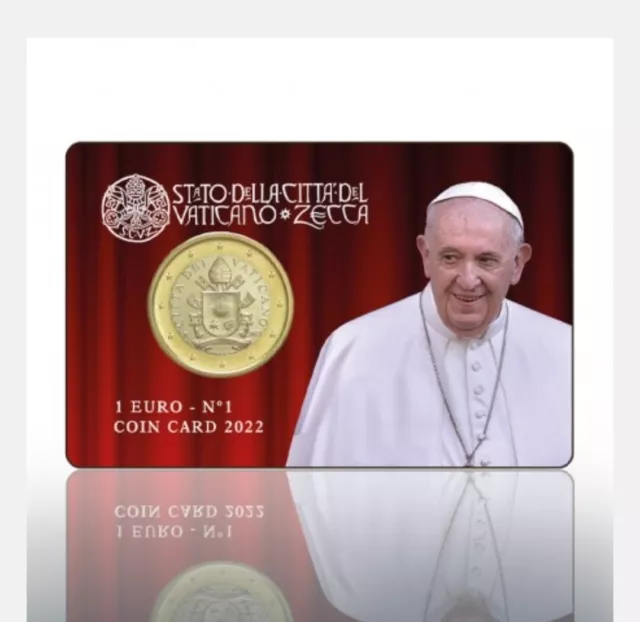 Coincard BU Vatican 2022 N°1   1€ NEUF