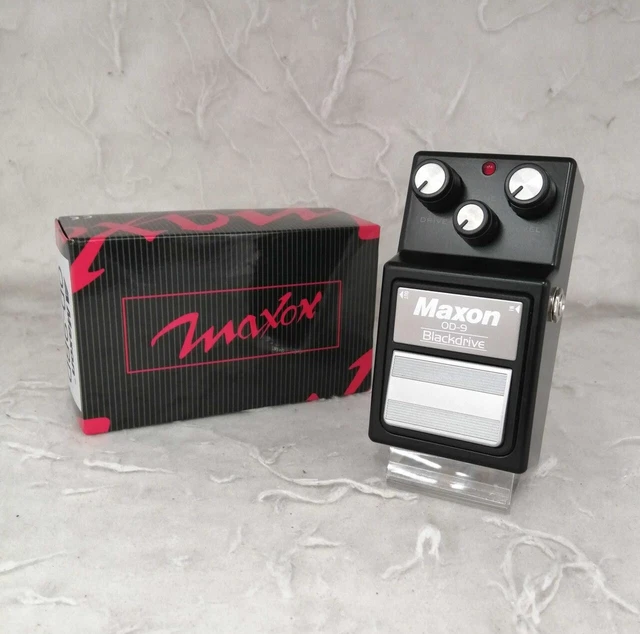 Maxon OD-9 Blackdrive Effects Pedal rare w/box Limited to 250 units from japan