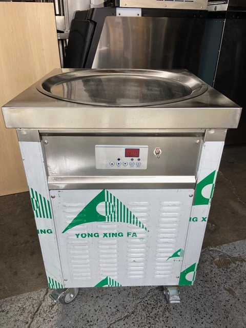 Single Pan Rolled Fried Ice Cream Machine KO600P Kolice 110V NSF/ETL #9085