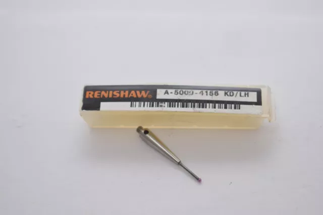 NEW Renishaw A-5000-4156 Styli, M2 6 mm Ruby ball, Stainless Steel Stem, L 10 mm