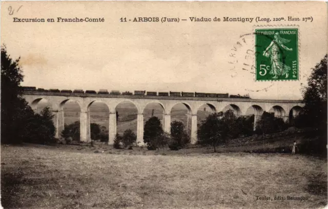 CPA ARBOIS Montigny Viaduct Excursion en Franche-Comté (247479)