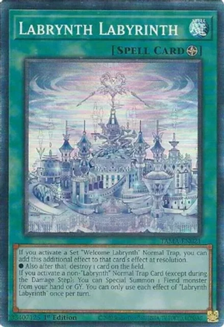Yugioh! Labrynth Labyrinth - TAMA-EN021 - Super Rare - 1st Edition Near Mint, En