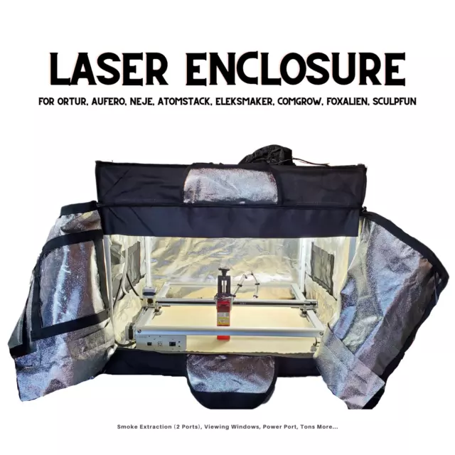 Comgrow Laser Enclosure Tent For Smoke Control & Eye Protection