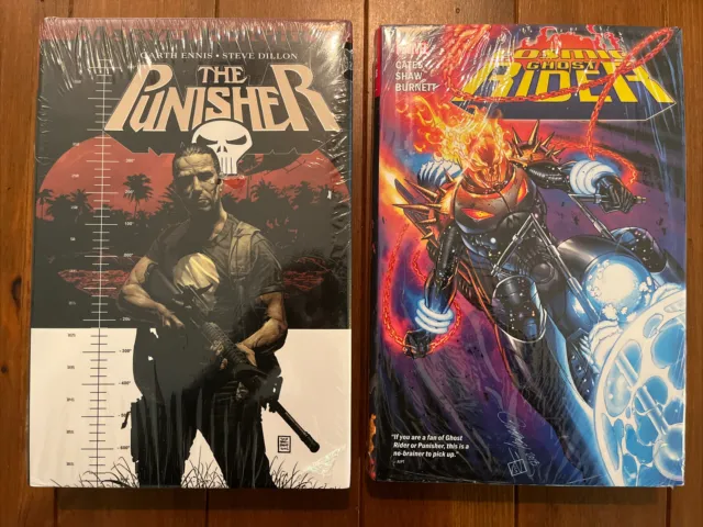 Punisher Marvel Knights Ennis & Cosmic Ghost Rider Cates Omnibus Lot - Damage