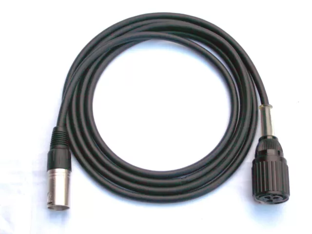 Tuchel Adapter Kabel Großtuchel - XLR 2m Mikrofonkabel für Sennheiser MD421 etc.