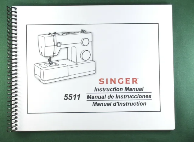 Singer 5511 Instruction Manual: 63 Pages & Protective Covers