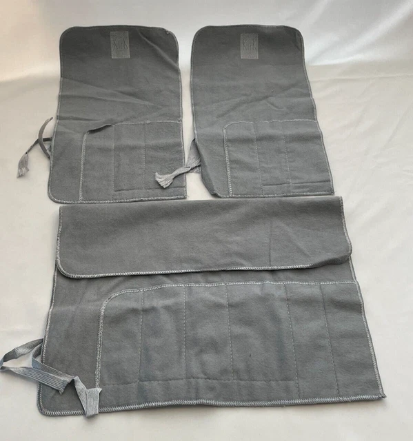 Kirk Sterling Silver Flatware Storage Bags - Lot of 3