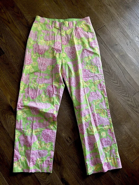 VTG LILLY PULITZER Pants Mens Stuff 32 Lions Tigers Palm Beach PRISTINE 189.00 PicClick