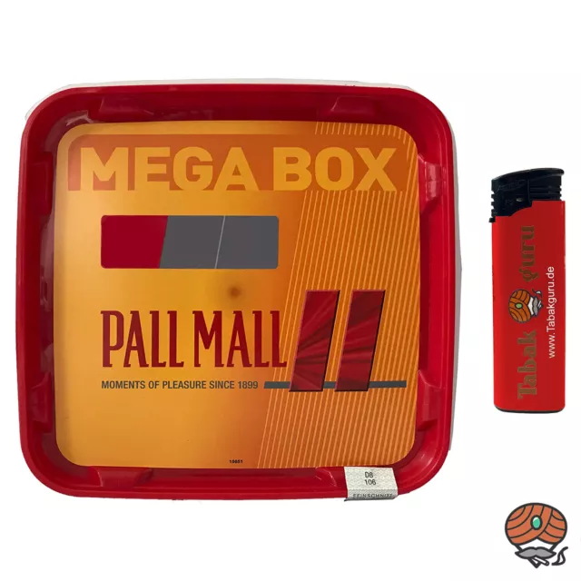 Pall Mall Allround Tabak Mega Box 135g Volumentabak + Feuerzeug