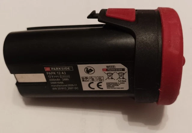 PARKSIDE 12V 2AH Battery Fits Parkside X 12v TEAM Series Power Tools