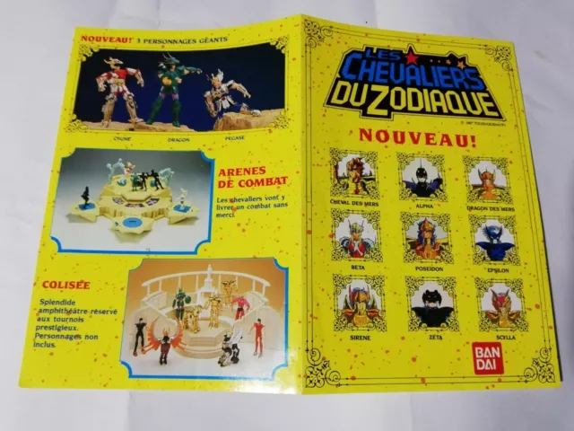 Pub Saint Seiya Rare Vintage Collector Publicité Flyer Advertising Zodiaque Cdz