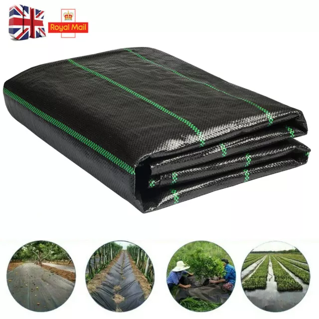 Ground Membrane Garden Weed Control Fabric Heavy Duty Landscape Barrier Cover