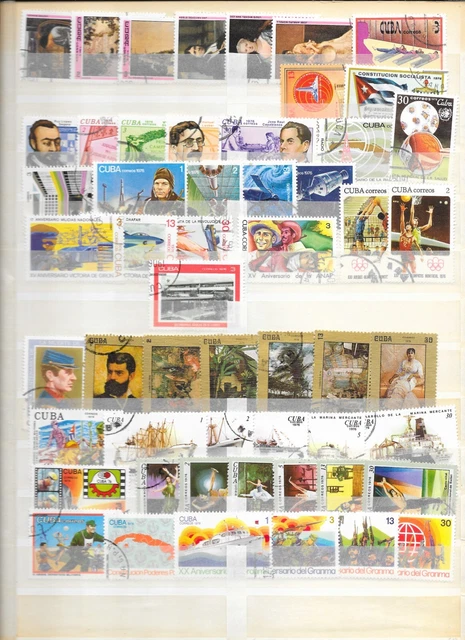 CARAIBES- 190  timbres années 1976 à 1979-  30/12