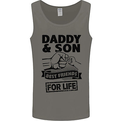 Daddy & Son Best Friends Fathers Day Mens Vest Tank Top