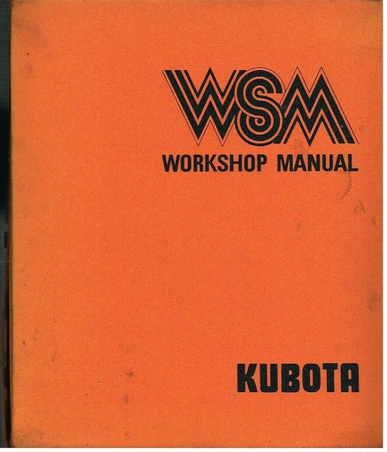 KUBOTA B8200 TRACTOR Bf300 F.loader Original Factory Workshop Manual ...