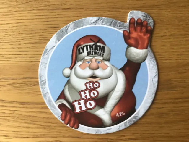 Ho Ho Ho Christmas Theme Beer Pump Clip Lytham Brewery