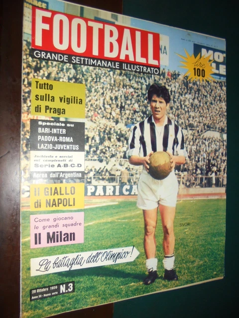 FOOTBALL Grand Illustré Hebdo - Année III N°5 - 1959 - Championnat Italie