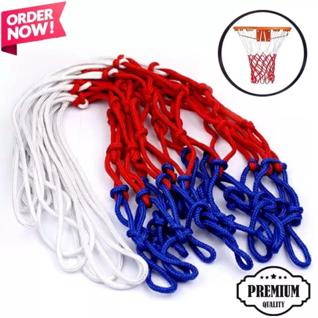 Basketball Net Replacement 12 Hoop Outdoor Standard Ring All Weather Goal Sports