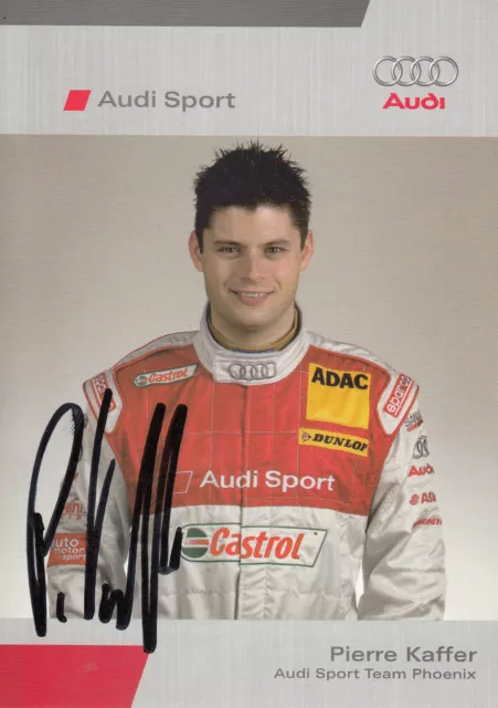 Autogrammkarte signiert 10x15 cm DTM 2006 Pierre Kaffer - Audi A4 DTM