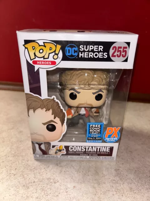 Funko POP! DC Super Heroes PX Previews Free Comic Book Day CONSTANTINE #255