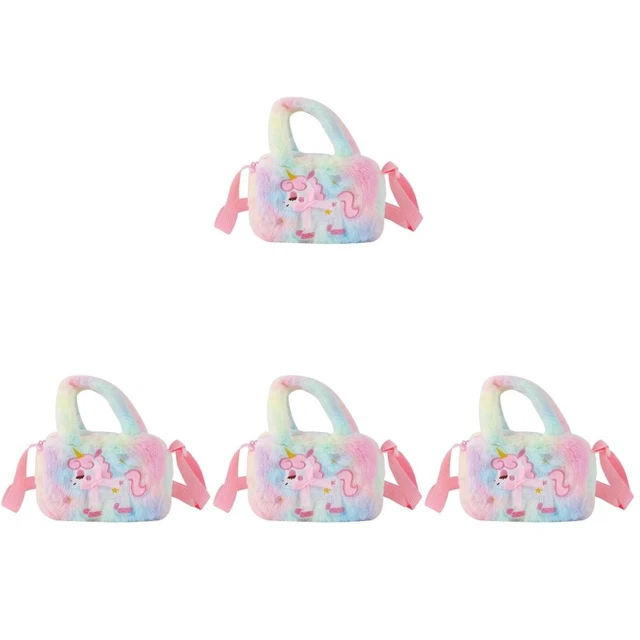 4 Pack Cartoon Tote Bags Crossbody Bag Sling Bag Kids Girl