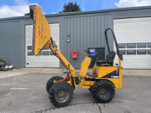 Thwaites 1 Ton Hi Tip Dumper, Skip Loading.