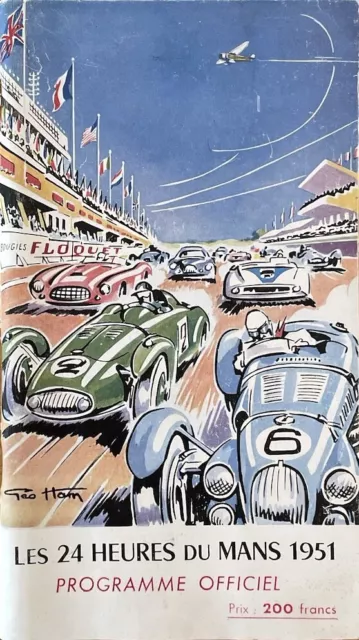 Programme Officiel 24 Heures Du Mans 1951-24 Hours Le Mans 1951 Official Program