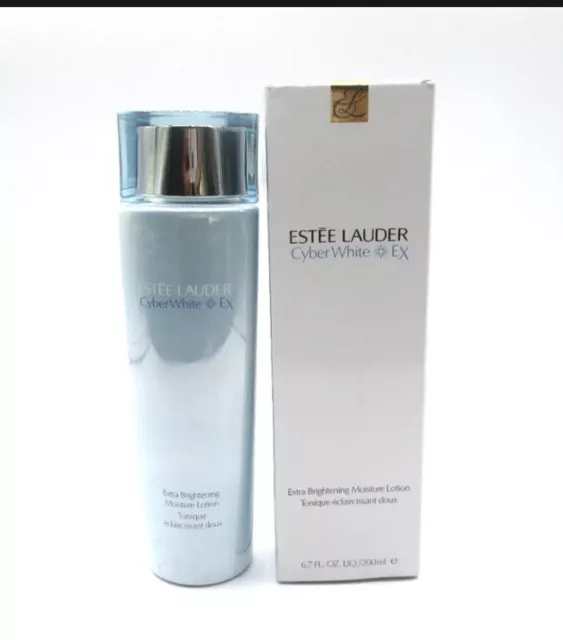 New ESTEE LAUDER CYBERWHITE EX Extra Brightening Moisture Lotion 6.7oz / 200ml
