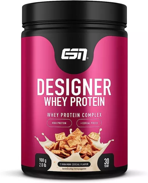 ESN Designer Whey Protein 908g Eiweiß Pulver ! Cereal, Cookies etc ! NEU & OVP ✅
