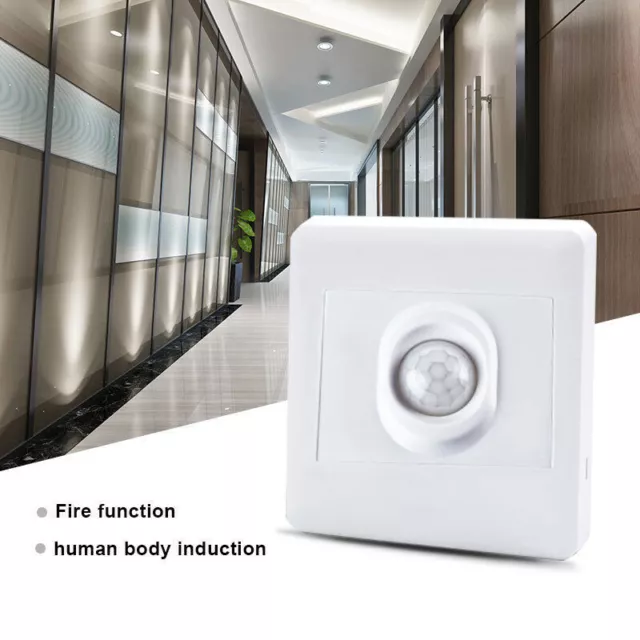 86 type PIR Motion Sensor Switch for LED Light Recessed Wall Lamp AC 220V 240V