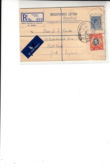 Kenya / K.U.T. / Stationery / Airmail