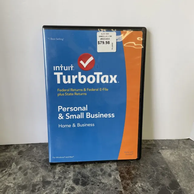 2014 TurboTax Home & Business Federal E-file & State Tax Return for PC & Mac CD