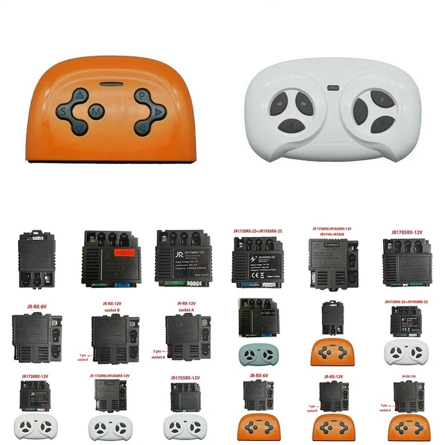 Empfänger Fernbedienung Kinderwagen Zubehör 6V Bluetooth RC JR-RX-12V