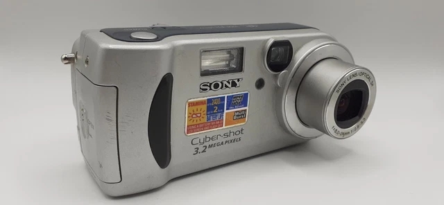 Sony Cyber-shot DSC-P71 3.2 MP Compact Digital Camera Silver Tested