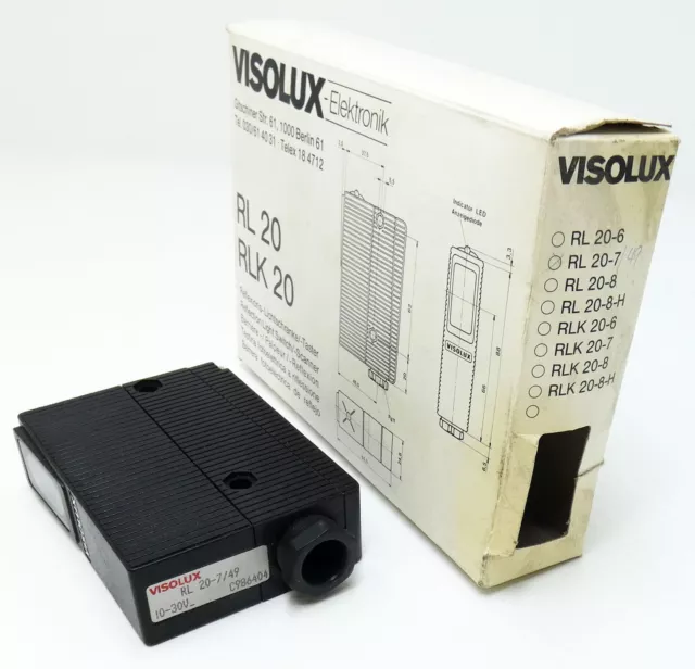 VISOLUX RL 20-7/49 Reflexions-Lichtschranke/-taster -unused/OVP-