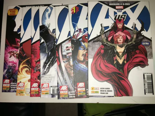 Lot Complet Marvel AVENGERS VS X-MEN Edition Panini AVX 0 A 6