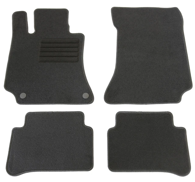 Mercedes E-Klasse Fußmatten - Doppelschichtige Ledermatten S211 S212 S213