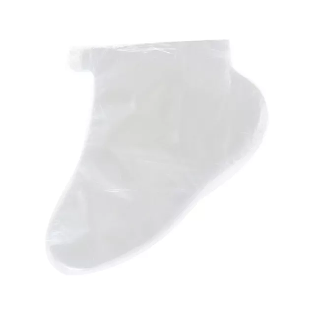 100pcs Clear Plastic Disposable Bath Liner Foot Pedicure Spa Wax Cover Bag .S F1