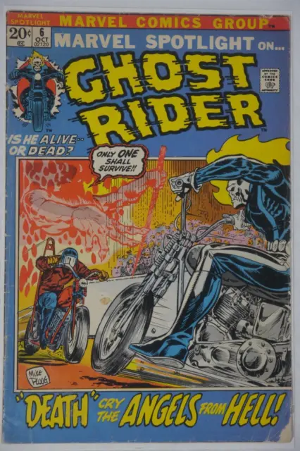 Marvel Spotlight #6 Ghost Rider, Marvel Comics October 1972